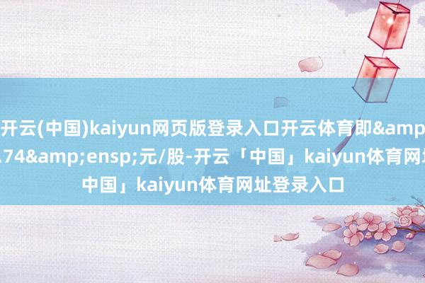 开云(中国)kaiyun网页版登录入口开云体育即&ensp;10.74&ensp;元/股-开云「中国」kaiyun体育网址登录入口